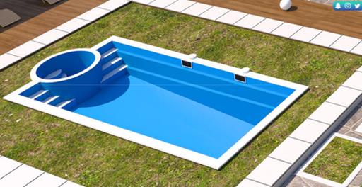 Swimming Pool M07 3.00mX7.60m  