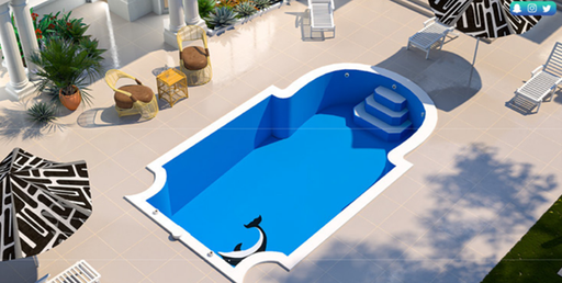 Swimming Pool M09 3.50mX6.50m